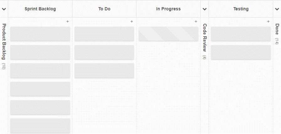 A Scrum agile board in Kanban Tool