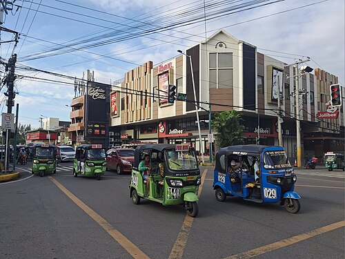 Tricycles in Tagbilaran City, Philippines