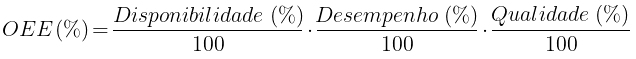 Cálculo da OEE total