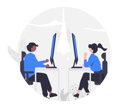 Change not disruption Colleagues working at their own pace