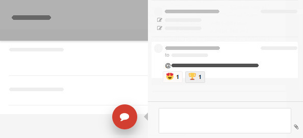 Comment Reactions example