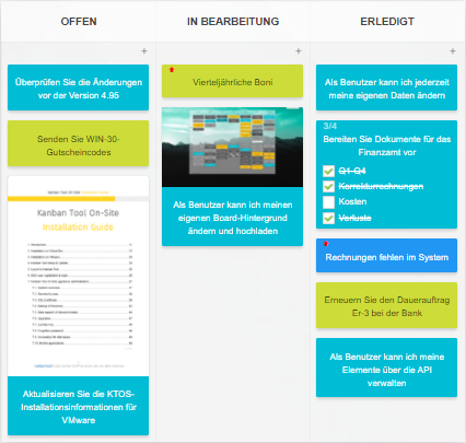 Ein Kanban-Board in der Cloud