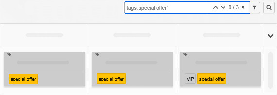 Filtering a board by a specific tag