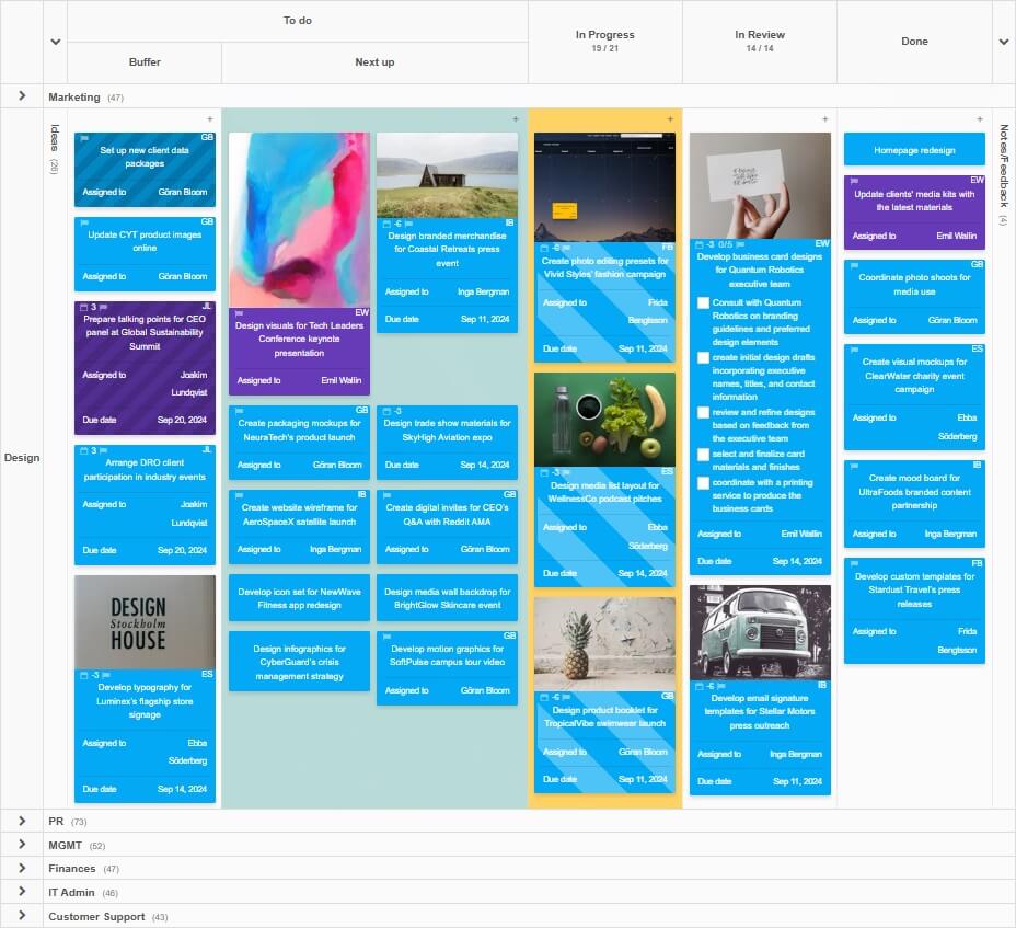 Kanban as the ultimate new hire companion Highly visual Kanban Tool project management board