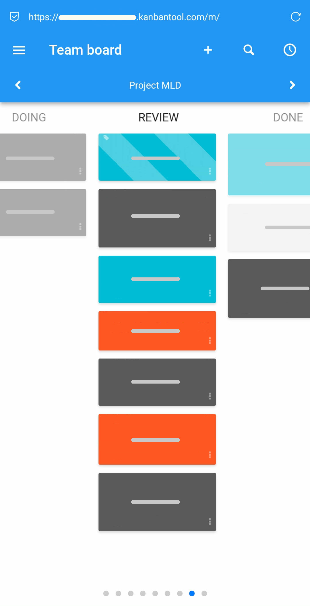 Mobile access to Kanban Tool