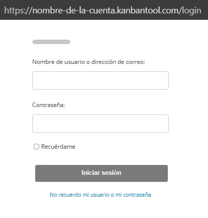 Enlace para restablecer la contraseña en la página de inicio de sesión