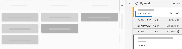Show time entries for timer total Show time entries for timer total