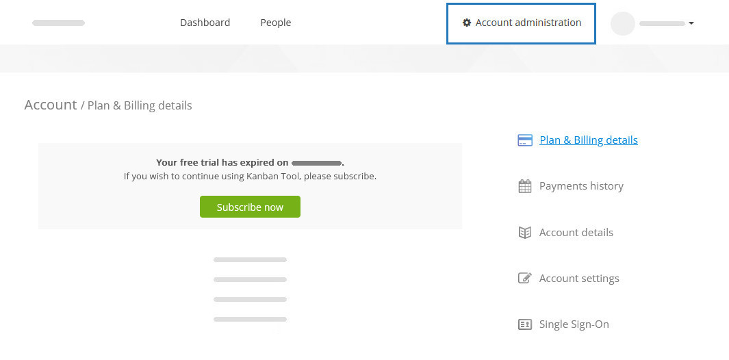 Starting a Kanban Tool subscription