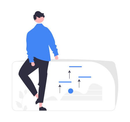 Using cycle time distribution to make SLEs Man presents a graph of cycle time fluctuations over time