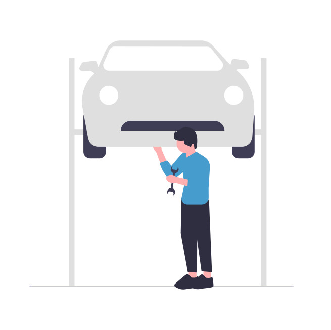 A man working in the automotive industry