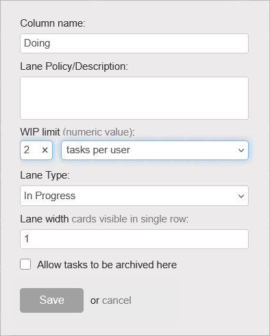 Kanban Tool board configuration of WIP limits per person
