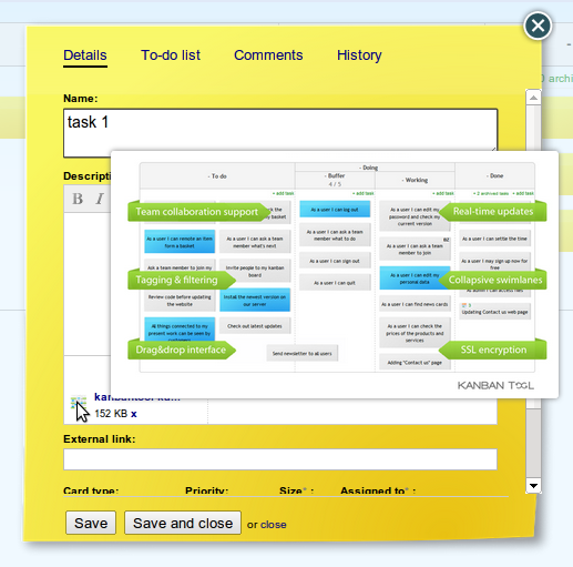 Image attachments preview