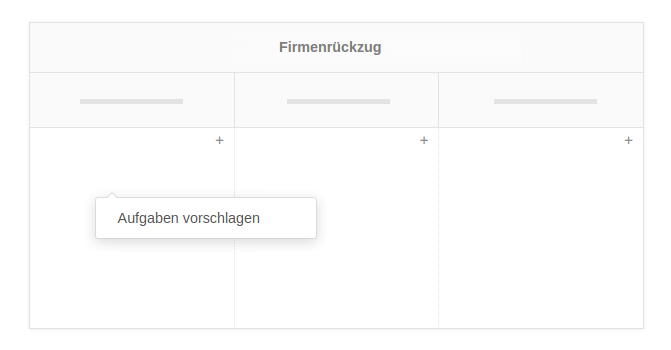 Generieren von Aufgaben-Vorschlägen auf einem Kanban-Tool-Board mit Hilfe des AI-Assistenten