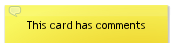 kanban card comment