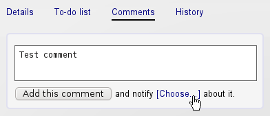 comment notifications
