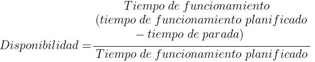 El Cálculo de la OEE – Disponibilidad El Cálculo de la OEE – Disponibilidad