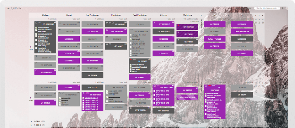 Kanban boards - Kanbantool