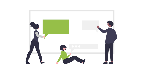 Team visualizing their process